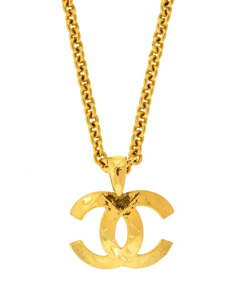 chanel cc logo necklace|Chanel cc logo necklace gold.